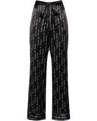 Kiki de Montparnasse - F Beautiful Silk Lounge Tie Up Pajama Pants - Lyst