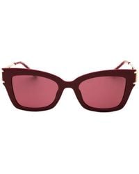 Michael Kors - Logo-Plaque Cat-Eye Frame Sunglasses - Lyst