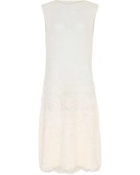 Maison Margiela - Sleeveless Textured Midi Dress - Lyst