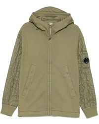 C.P. Company - Kapuzenjacke Mit Gesteppten Ärmeln - Lyst