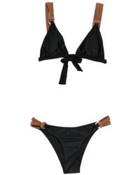 Lenny Niemeyer - Ring-Detail Triangle Bikini - Lyst