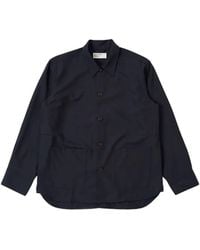 Universal Works - Travail Pocket Cotton Overshirt - Lyst