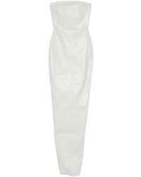 Rick Owens - Vestido largo Bustier Gown - Lyst