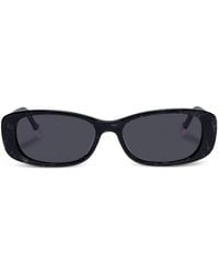 Le Specs - Rectangle Frame Sunglasses - Lyst