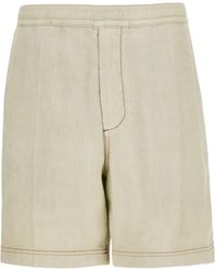 Ferragamo - Shorts Met Elastische Tailleband En Zak - Lyst