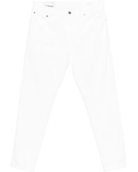 Dondup - Logo-Detail Straight-Leg Cotton Jeans - Lyst