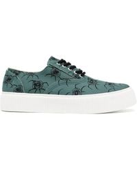 Undercoverism - Floral-print Lace-up Sneakers - Lyst