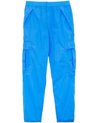 Burberry - Appliqué-Detail Cargo Trousers - Lyst