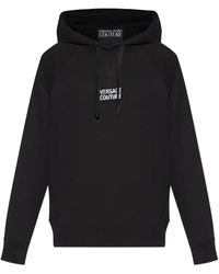 Versace Jeans Couture - Logo-Patch Hoodie - Lyst