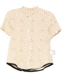 Undercover - Playing-Card-Print Short-Sleeve Shirt - Lyst
