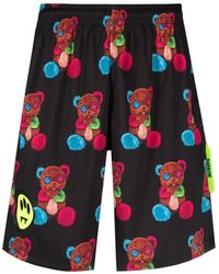 Barrow - Teddy Bear-print Elasticated-waist Bermuda Shorts - Lyst