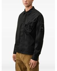C.P. Company - Lens-Detail Gabardine Shirt - Lyst