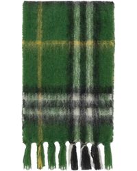 Burberry - Checked Mohair Scarf - Lyst