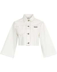 Liu Jo - Chaqueta vaquera corta - Lyst
