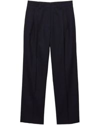 Prada - Rush-Stitch Trousers - Lyst