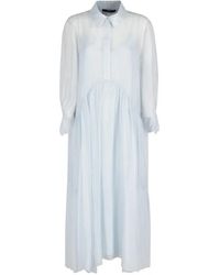 Seventy - Maxi-Jurk Met Lange Mouwen - Lyst
