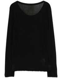 Yohji Yamamoto - Cotton Long-Sleeve T-Shirt - Lyst