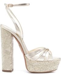 Aquazzura - ビーズ サンダル - Lyst