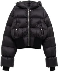 Rick Owens - Chaqueta Ceñida Con Capucha - Lyst