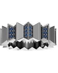 Apm Monaco - Up And Down Crystal-Embellished Ring - Lyst