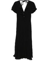 Jil Sander - Maxikleid im Layering-Look - Lyst