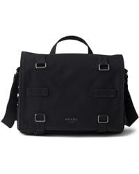 Prada - Canvas Shoulder Bag - Lyst