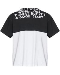 MM6 by Maison Martin Margiela - Camicia Con Stampa Grafica - Lyst