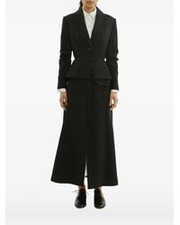 La Collection - Abrigo Gaia con peplum - Lyst