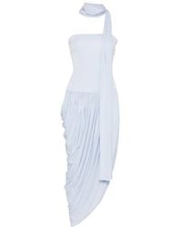 Esse Studios - Strapless Draped Dress - Lyst