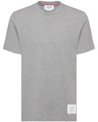 Thom Browne - 4-Bar Panel T-Shirt - Lyst
