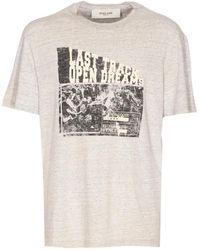 Golden Goose - Graphic-Print Cotton T-Shirt - Lyst