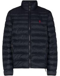 Polo Ralph Lauren - Chaqueta acolchada con logo - Lyst