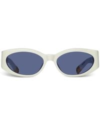 Jacquemus - Ovalo Oval-Frame Sunglasses - Lyst