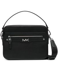 Michael Kors - Varick Leather Camera Messenger Bag - Lyst