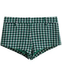 Essentiel Antwerp - Krook Checked-Pattern Mini Shorts - Lyst
