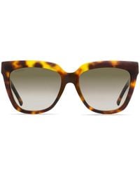 Jimmy Choo - Lunettes De Soleil Julieka À Monture Oversize - Lyst