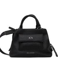 ARMANI EXCHANGE - Logo-Detail Pocket Tote Bag - Lyst