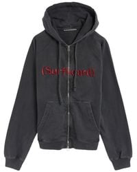 Stockholm Surfboard Club - Felpa Ace Con Ricamo, Cappuccio E Zip - Lyst