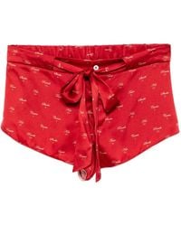 Kiki de Montparnasse - Kiss-Printed Pyjama Shorts - Lyst