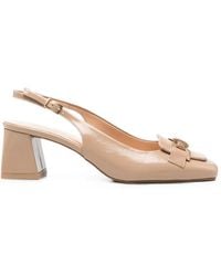 SERGIO MORETTI FIRENZE - Slingback-Pumps Mit Schnalle - Lyst