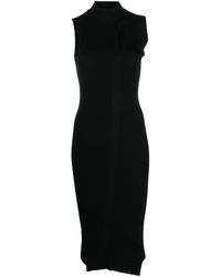 Versace - Ribgebreide Midi-jurk - Lyst