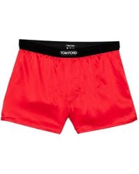 Tom Ford - Logo-Patch Boxer Shorts - Lyst