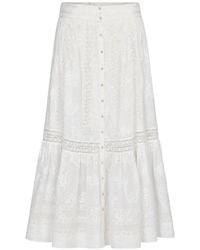 LoveShackFancy - Araminta Maxi Skirt - Lyst