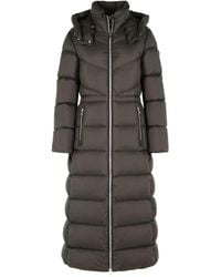 Moose Knuckles - Belle Mantel Mit Abnehmbarem Hoodie - Lyst