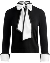 Alice + Olivia - Justina Pullover mit Schleife - Lyst