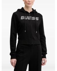 Guess - Zip-Up Hoodie - Lyst