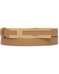 Elisabetta Franchi - Logo-Plaque Belt - Lyst