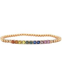 Lisa Nik - 18K Rose Sapphire Bracelet - Lyst