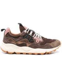 Flower Mountain - Perforated Panelled Sneakers - Lyst