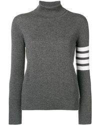 Thom Browne - Roll Neck Jumper - Lyst